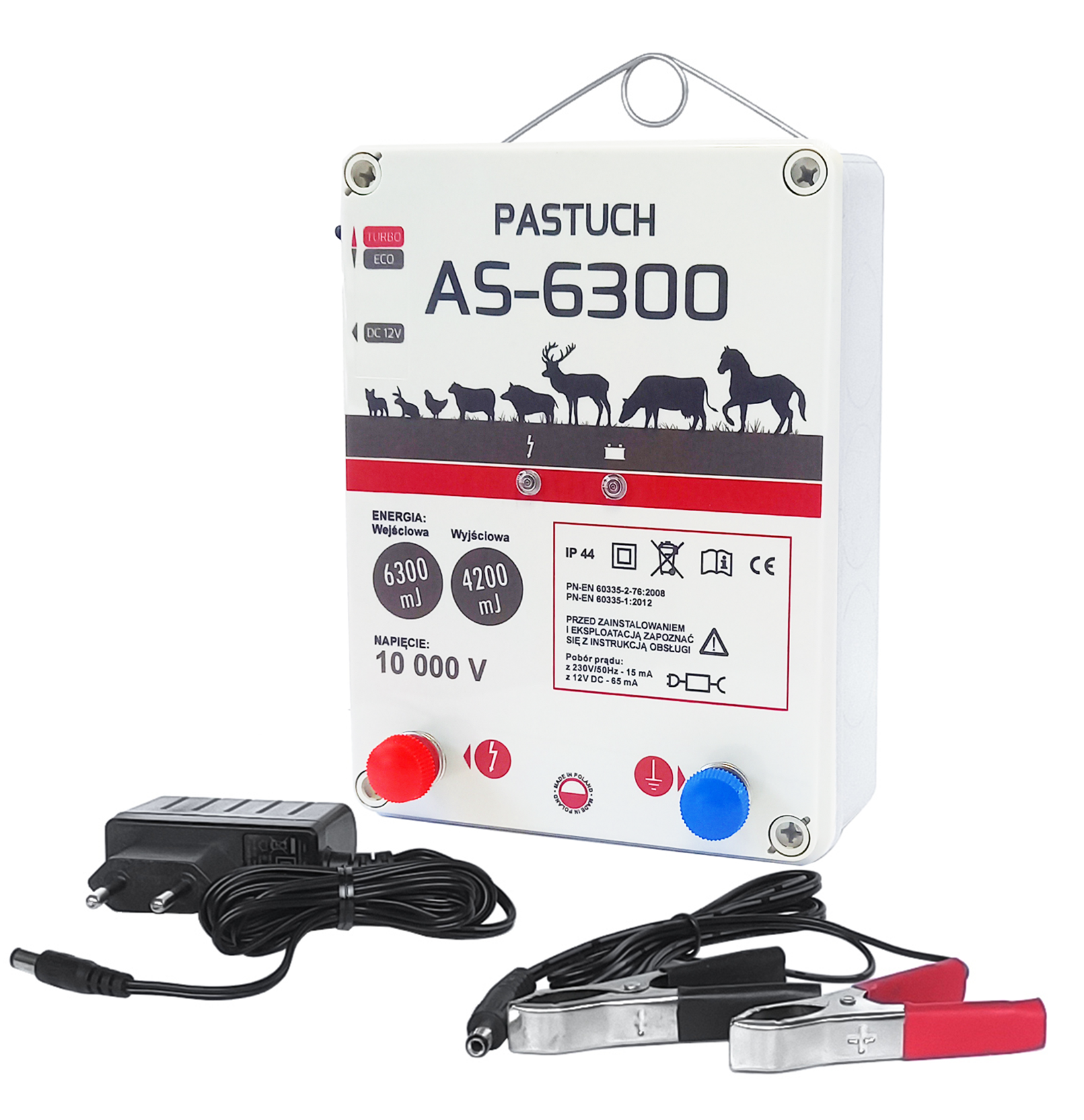 Pastuch Elektryczny Elektryzator uniwersalny Pomelac S-6300 6,3 Jula - Cavalo